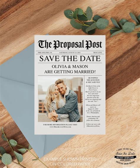 Unique And Unusual Save The Date Ideas