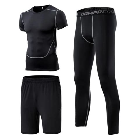 new compression running training suits sport clothing basketball jerseys short sleeve gym