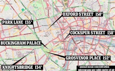 the most polluted street in the world is london s oxford street claims expert daily mail online
