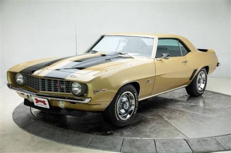 1969 Chevrolet Camaro Z28 Dz 302 Manual 4 Speed Coupe Olympic Gold