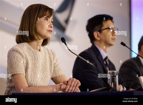 Lavinia Lau Chief Customer And Commercial Officer Of Cathay Pacific Airways Speaks During A