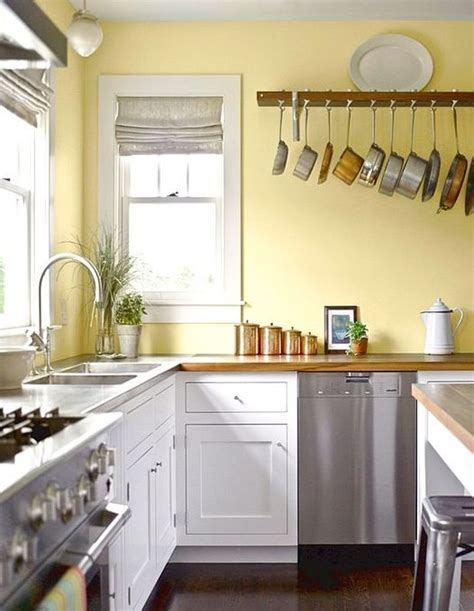 White Kitchen Cabinets With Yellow Walls Things In The Kitchen