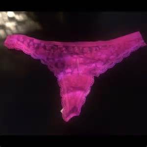 victoria s secret intimates and sleepwear hot pink lace panties poshmark