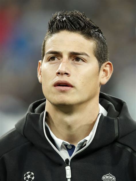 James Rodriguez Of Real Madridduring The Uefa Champions League Round