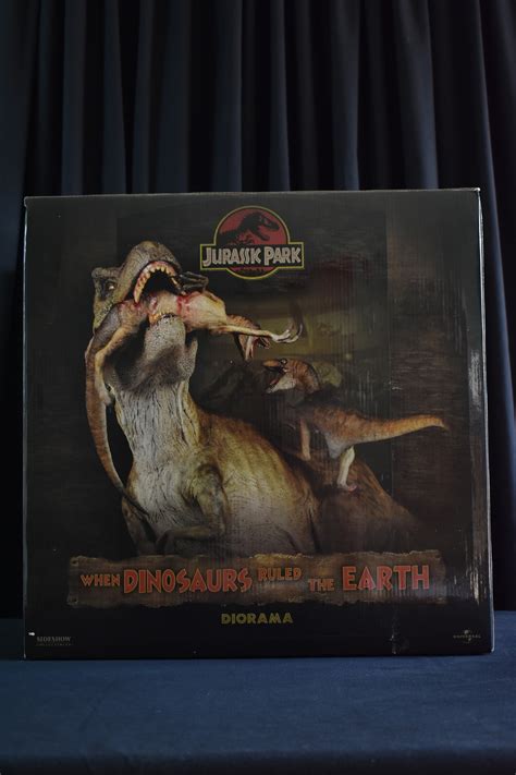 Sideshow Jurassic Park „when Dinosaurs Ruled The Earth” Dioráma Relic