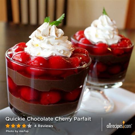 May 1 National Chocolate Parfait Day Food Holiday Recipes