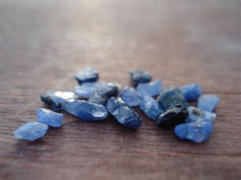 Blue Sapphires Rough Raw 18 Natural Rough Sapphires Raw