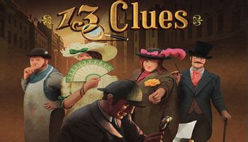 In 13 clues you're tasked with solving a crime. 13 Clues Fan Site | UltraBoardGames