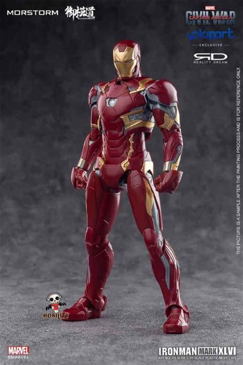 E Model Marvel Captain America Civil War Iron Man Mark Mk46 Suit 19