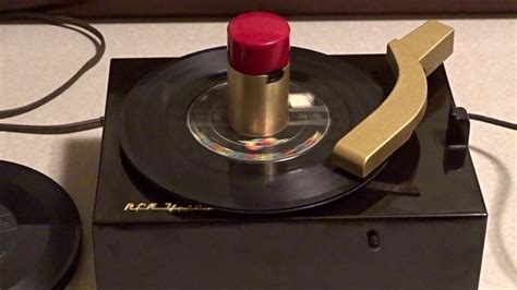 1949 Rca Victor 9jy The First 45 Player Youtube