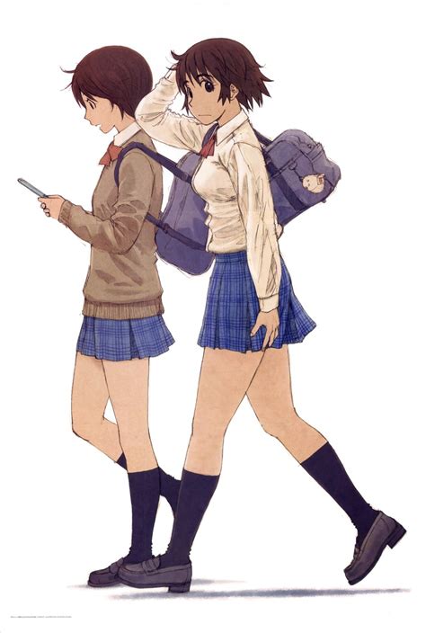 Ayase Fuuka And Hiwatari Yotsubato Drawn By Azuma Kiyohiko Danbooru