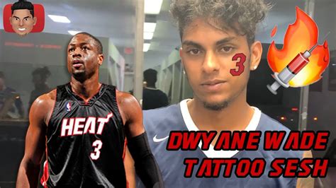 Getting My Dwyane Wade Tattoo Youtube