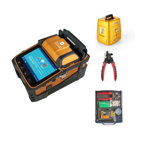 Buy Qiirun Fusion Splicer Ai 9 Toolbox Kit With Auto Focus And 6 Motors