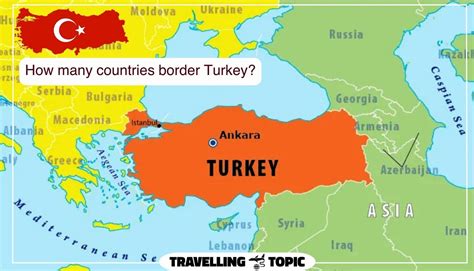 Map Of Turkey And Surrounding Countries Bordering Countrie