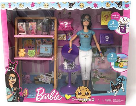 Barbie Official Cookie Swirl C Playset Mattel 20 Pieces Cookieswirlc