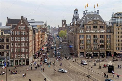 Belangrijkste Plaats Van Amsterdam Redactionele Stockfoto © Goga18128