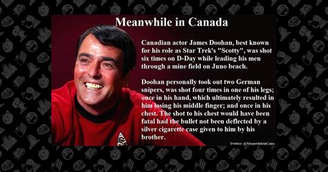 Was James Doohan Shot Six Times On D Day