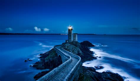 France Lighthouse Landmark Ocean Hd World 4k Wallpapers Images