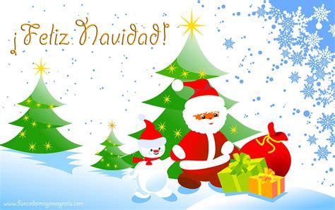 Ilustración Para Navidad Con Santa Claus Y Regalos Wallpaper Hd Download