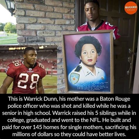 Space This Is Warrick Dunn His Mother Was A Baton Rouge Police Officer Who Was Shot And Killed