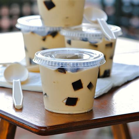 1/2 cup of half and half. JULES FOOD...: Espresso Pudding Coffee Jelly Surprise
