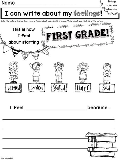 Back To School Printable Pack For First Grade Perfect Activities For