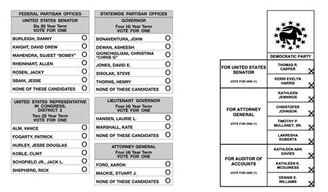 Toeing The Line New Jersey Primary Ballots Enable Party Insiders To