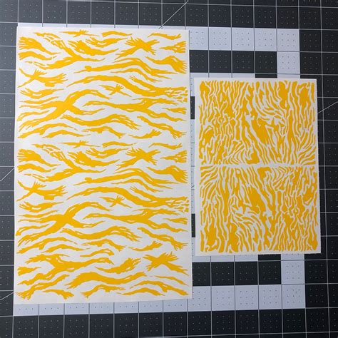 Small Pattern Vietnam Tiger Stripe Camo Stencil Pack Mysite