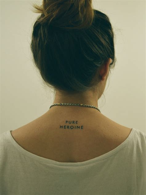 Pin by elisiana custodio on tattoos spine tattoos tattoos. small neck tattoo | Tumblr