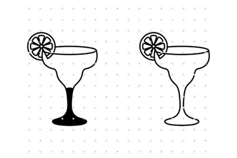 Margarita Cocktail Glass Svg Graphic By Crafteroks · Creative Fabrica