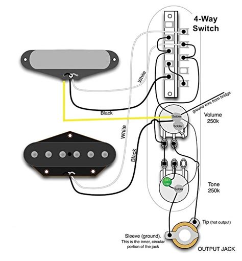 Diagram of 4 way switch wiring wiring diagrams best. Telecaster 4 Way Switch Wiring Diagram - Wiring Diagram And Schematic Diagram Images