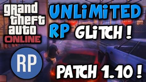 Gta 5 Online Unlimited Rp Glitch Patch 110 Youtube