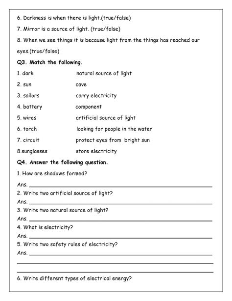 The things that we need to do for our kids to know much about our. Birla World School Oman: Revision worksheets for Grade 2 ...