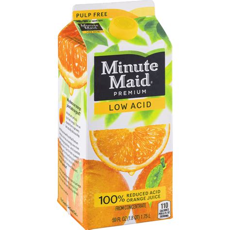 Minute Maid Low Acid Orange Juice Nutrition Facts Besto Blog