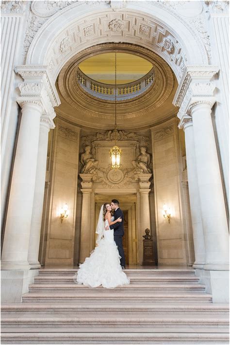 San Francisco City Hall Wedding Photography Jessica And Sam — Blueberry