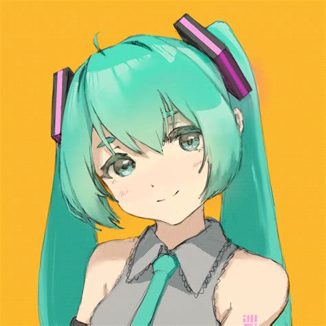 Smiling Miku Rhatsune