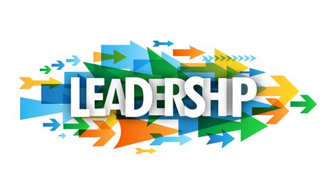 Leadership Overlapping Vector Letters Icon With Arrows Background