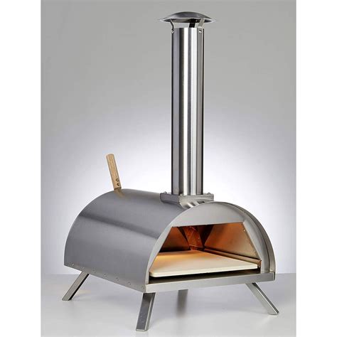Buy the best outdoor kitchen pizza ovens that can run on both wood and charcoal. Wood Pellet Pizza Oven WPPO1 Portable Stainless Steel Wood ...