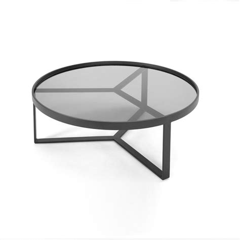 Hot Item Modern Round Tempered Glass Coffee Table For Living Room