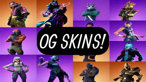 Expect to see this page updated with fortnite skins based on aliens and other strange creatures. Fortnite Top 10 OG Skins (June 2020) - YouTube