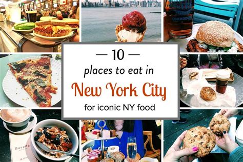 London travel guide a new york minute voyage new york. 10 Iconic Places to Eat in NYC