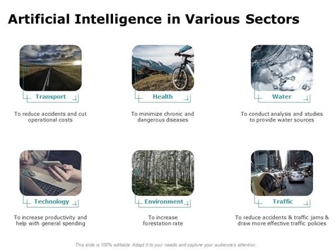 Artificial Intelligence In Various Sectors Ppt Portfolio File Formats Pdf