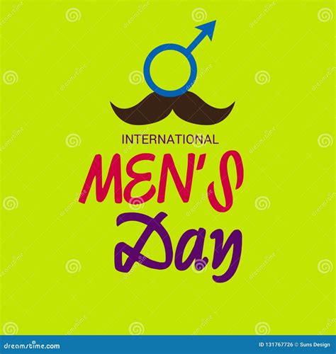 International Men S Day Stock Illustration Illustration Of