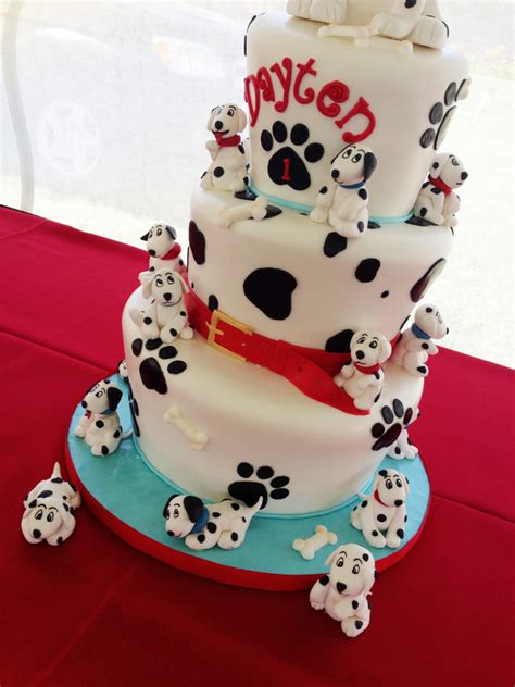 daytens dalmatian st birthday  cake life