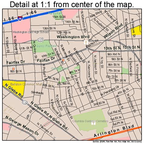 Arlington Virginia Street Map 5103000