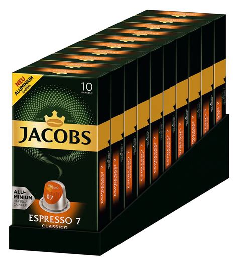 Jacobs Espresso Classico Intensity 7 Coffee Capsules 100 Capsules