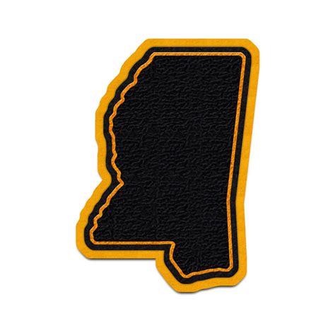 Mississippi State Patch Varsity Jacket Patches