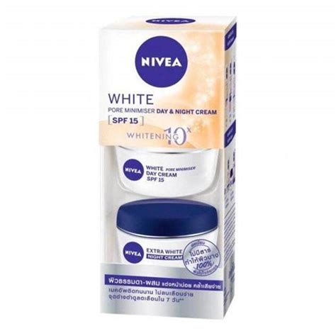 ซื้อที่ไหน Nivea Extra White Pore Minimiser Day Cream 30ml And Night
