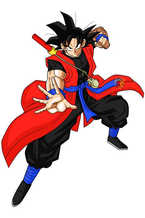 He stands about 8 inches on his base in his ssj4 form, ready to battle. Goku Xeno - RENDER - Dragon Ball Heroes by FradayEsmarkers ...
