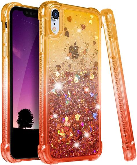 Ruky Iphone Xr Case Gradient Quicksand Series Glitter